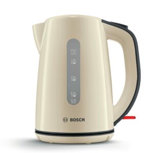 Bosch Country II TWK7507GB Cordless Kettle, 1.7 Litres, 3000 W - Cream