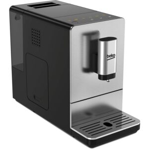 Beko Bean to Cup Coffee Machine CEG5301X Stainless Steel, 19 Bar Pressure, Includes Easy to use One Touch LCD Control, Pre-Brewing System & Removable 1.5L Water Tank