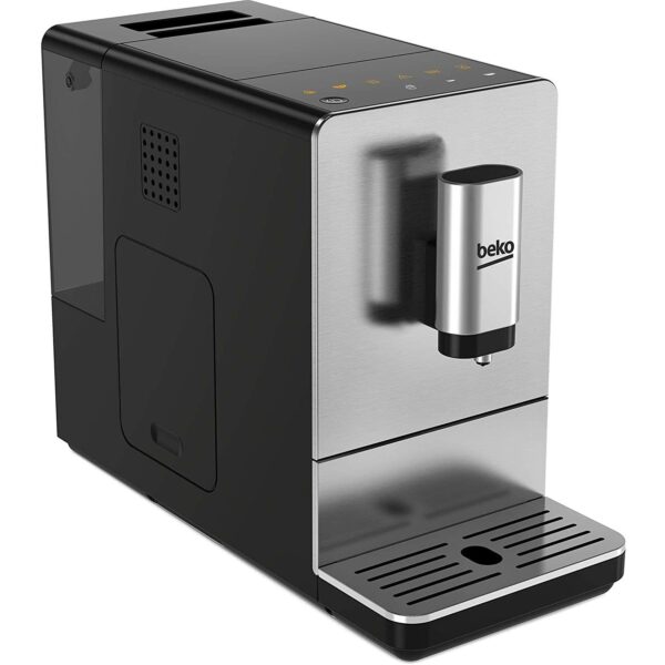 Beko Bean to Cup Coffee Machine CEG5301X Stainless Steel, 19 Bar Pressure, Includes Easy to use One Touch LCD Control, Pre-Brewing System & Removable 1.5L Water Tank