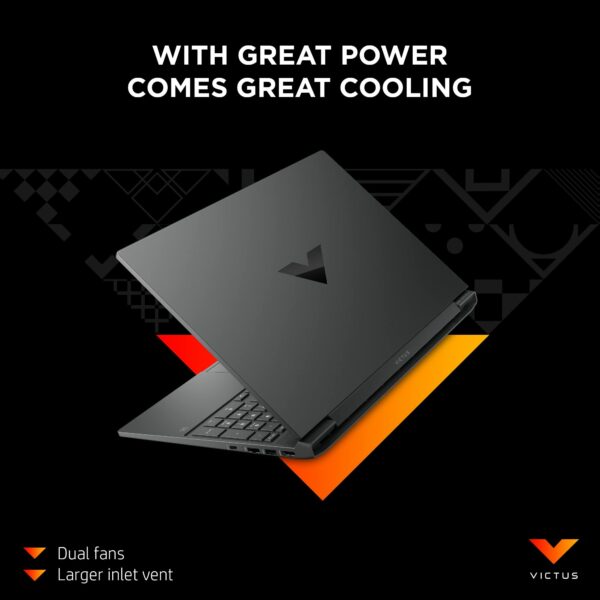 HP Victus Gaming Laptop 15-fb0020na Bundle with HyperX Pulsefire Mouse & HyperX Cloud Stinger Headset | AMD Ryzen 5-5600H | Radeon RX 6500M |8GB RAM | 256GB SSD | 15.6” FHD | Windows 11 Home |Black