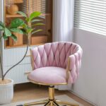 Luxury Makeup Chairs,Furniture,Bedroom Dressing Stools,Home Dressing Tables,Armchairs,Manicure Stools,Computer Desks,Chair (Pink)