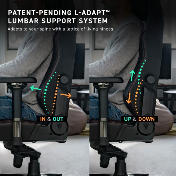 Secretlab TITAN Evo Royal Gaming Chair - Reclining - Ergonomic & Comfortable Computer Chair with 4D Armrests - Magnetic Head Pillow & 4-way Lumbar Support - Blue - Leatherette