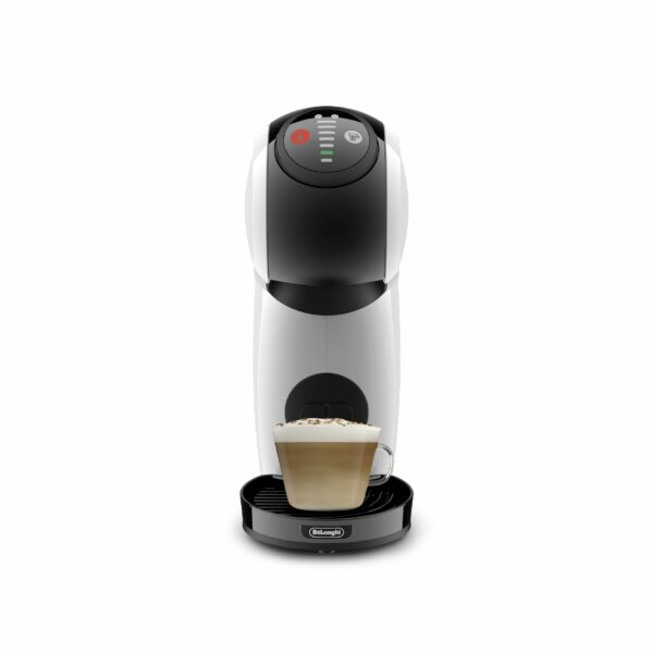 Dolce Gusto De'Longhi EDG226.W Genio S Pod Coffee Machine, Toffee Nut Latte Bundle, 0.8L removable water tank, White