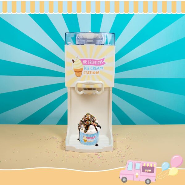 Mr Creations Ice Cream Station. Soft Whip Home Ice Cream Maker Machine. Soft Scoop Ice Cream Machine from Fizz Creations. Great Party Food! Soft Ice Cream Machine