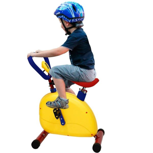 PDKJNID Kid Stationary Bike Fun And Fitness Exercise Equipment For Kids, Adjustable Resistance And Seat Height Children Indoor Outdoor Sports Bike, For Boys Girls Ages 3-8 Year Old