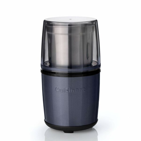 Cuisinart Electric Spice Grinder Coffee Grinder, Nut Grinder, Seed Grinder for Kitchen, Wet & Dry Electric, Easy to Use Dual Stainless Steel Bowls with Storage Lids Dishwasher Safe