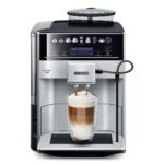 SIEMENS EQ6 plus S300, Fully Automatic Bean to Cup Espresso Coffee Machine with Cappuccinatore milk system, 10 coffee beverages, 2 user profiles - TE653M11GB, Titanium