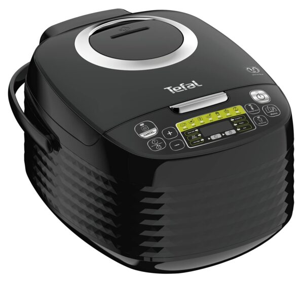 Tefal SpheriCook 16-in-1 Multicooker, Slow Cooker, Rice Cooker, Steam, Keep Warm, Browning, Dishwasher Safe Bowl, 16 programs, 5 Litres, Black, 820W, RK745840