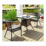 Outdoor Patio Furniture Garden Coffee Bistro Set