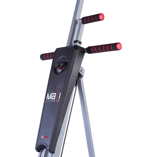 New Image Maxi Climber - Vertical Climbing Cardio Exercise Machine - Full Body Workout - Multifunctional At Home Gym Equipment - Black/Grey