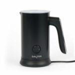 Salter Chocolatier Hot Chocolate Maker - 4-In-1 Electric Milk Frother, Cordless Hot & Cold Milk Foamer 115ml, One Cup 240ml Milk Steamer Heater, LED Control Panel, For Coffee, Cappuccino, Latte, 500W