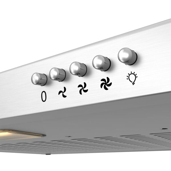 CIARRA 60cm Visor Cooker Hood Undercabinet Hoods Stainless Steel Wall Mounted Kitchen Extractor Fan Model CBCS6903