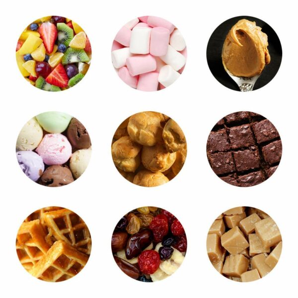 Chocolate Fountain Mini Fondue Set with Party Serving Tray Included | Electric 3-Tier Machine with Hot Melting Pot Base | Keep Warm Function