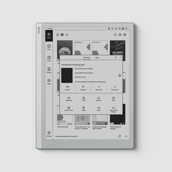 BOOX Tablet Go 10.3 ePaper E Ink Tablet No Front Light 4G 64G 300 PPI B/W