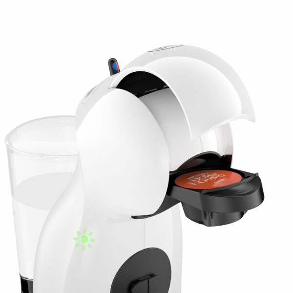 NESCAFÉ DOLCE GUSTO De'Longhi Piccolo XS Pod Capsule Coffee Machine, Espresso, Cappuccino and more, EDG210.WB, 0.8 litres, White and Black