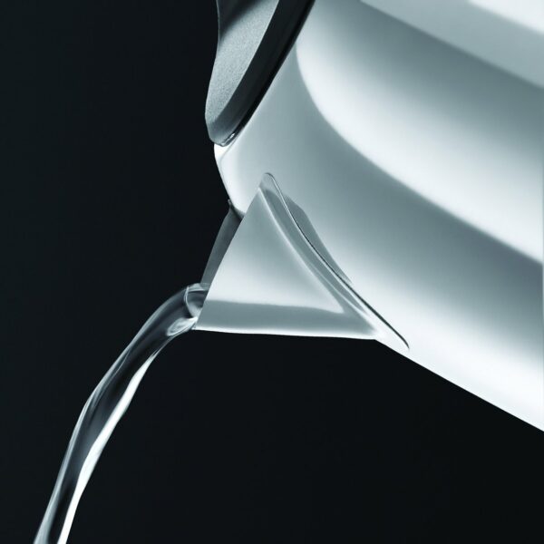 Russell Hobbs Brushed Stainless Steel & Black Electric 1.7L Cordless Kettle (Fast Boil 3KW, Removable washable anti-scale filter, Push to open lid, Perfect pour spout) 20441