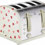 Russell Hobbs 28350 Emma Bridgewater Pink Hearts 4 Slice Toaster