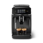 PHILIPS Series 2200 Automatic Espresso Machine, Classic Milk Frother, Intuitive Touch Display, 100% Ceramic Grinders, AquaClean Filter, Matte Black (EP2220/10)