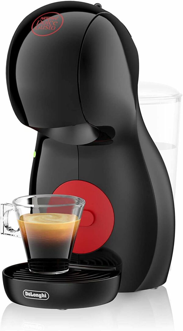 NESCAFÉ Dolce Gusto EDG210.B Piccolo XS Manual Coffee Machine black red by De’Longhi