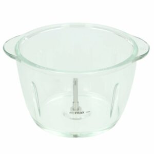 Spares2go Glass Bowl for Russell Hobbs Mixing Bowl Food Processor