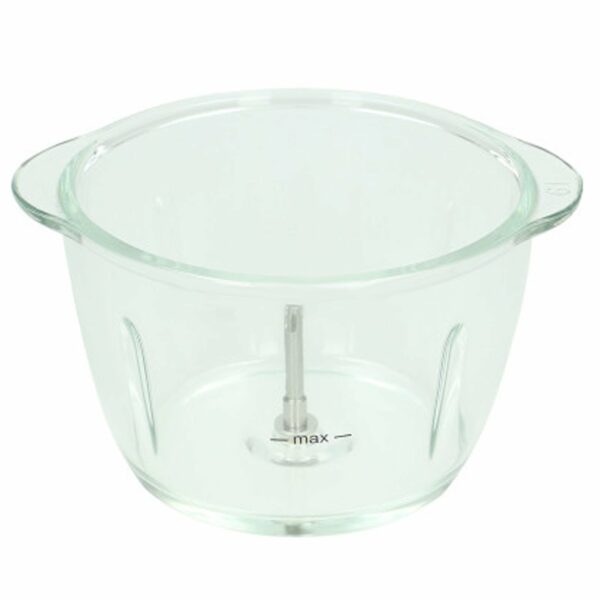 Spares2go Glass Bowl for Russell Hobbs Mixing Bowl Food Processor