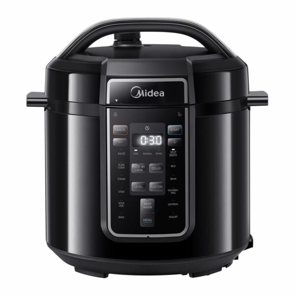 Midea Pressure Cooker 6L, 70% Faster 13 Presets, Recipes on line, 9-in-1 Multi Cooker(Yogurt Maker, Rice Cooker, Slow Cooker, Sauté, Steamer,etc.) Stainless Steels Inner Pot Non-Stick Dishwasher Safe