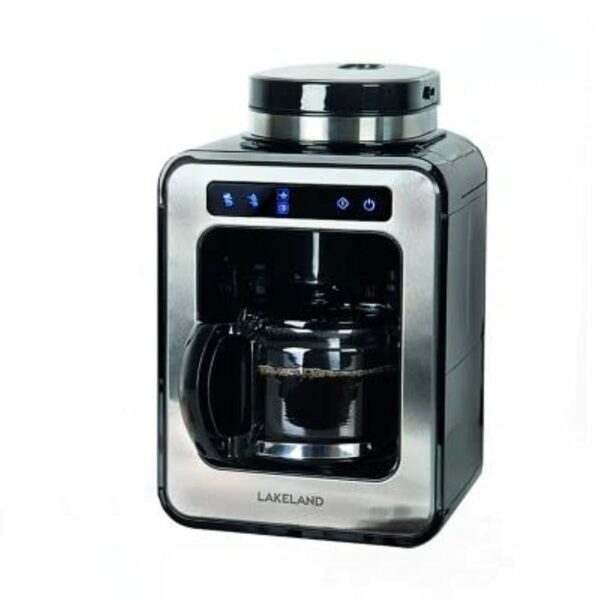 lakeland Bean to Cup Filter Coffee Machine – Touchscreen Takes Beans & Ground Coffee