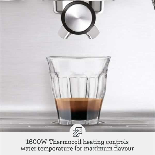 Sage - The Duo-Temp Pro - Bean to Cup Coffee Machine with Milk Frother, Brushed Stainless Steel