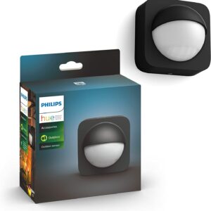 Philips Hue Outdoor Motion Sensor. Smart Lighting Accessory for Outdoor Light Control. Patio, Terrace, Garden.