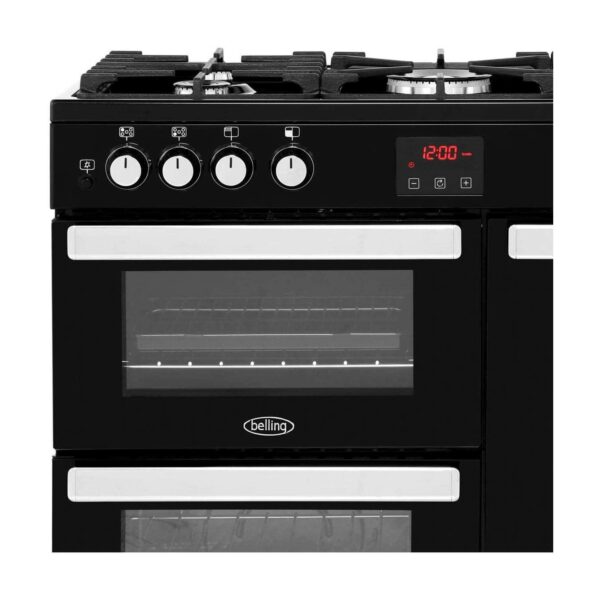 Belling Cookcentre X90G 90cm Gas Range Cooker - Black