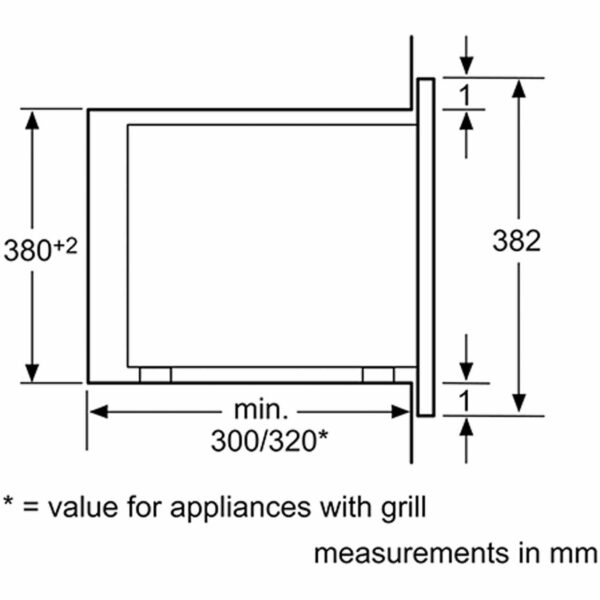 Bosch Serie 4 BEL523MS0B Built In Microwave With Grill - Stainless Steel