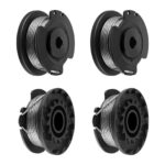 4 Pieces Strimmer Wire Replacement Spool and Line Compatible with Bosch ART 23 SL ART 26 SL, EasyGrassCut 18, 23, 26, 18-230,18-260, Grass Trimmer F016800569 F016800385