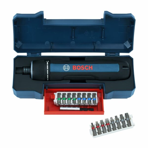 Bosch Professional Cordless Screw Driver Bosch GO 3 (incl. 8pcs bit Set, bit Holder, USB-C Cable, Mini Case)