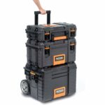 Ridgid 54358 Professional Tool Storage System, Multi Tool Storage Organiser, Gray, 56.4 x 46.5 x 85.9 cm