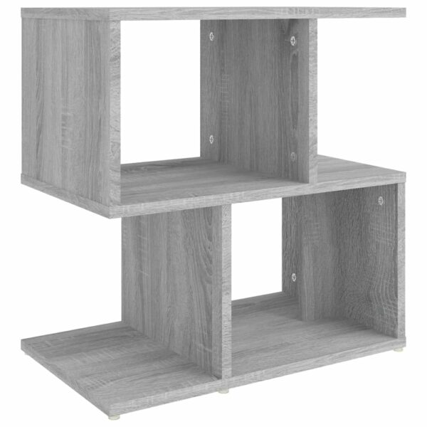 vidaXL 2x Bedside Cabinets Bedroom Nightstand End Table Telephone Stand Side Table Bed Drawer Cabinet with Storage Grey Sonoma Engineered Wood