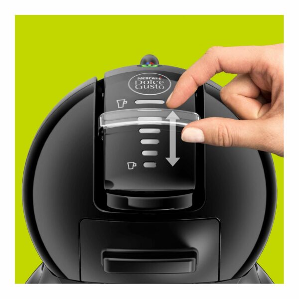 NESCAFÉ Dolce Gusto EDG155.BG Mini-Me Automatic Coffee Machine Black & Arctic Grey by De’Longhi - Starter Kit