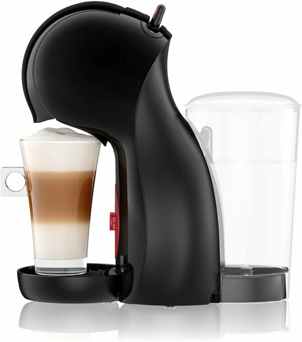 NESCAFÉ Dolce Gusto EDG210.B Piccolo XS Manual Coffee Machine black red by De’Longhi