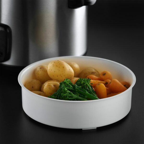 Russell Hobbs Electric Rice Cooker & Steamer - 1.8L (10 cup) Keep warm function, Removable non stick bowl, Easy to clean, Steamer basket, measuring cup & spoon inc, Energy saving, 700W, 19750