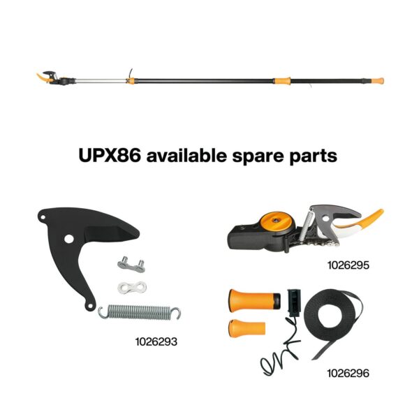 Fiskars Original blade, Spring and spare chain for multifunction branch cutters UPX82, UPX86, UP82, UP84 and UP86, Black, 1026293