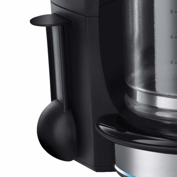 Russell Hobbs Buckingham Filter Coffee Machine, 1.25L Carafe/10 cups, 1-4 Cup brewing option, Fast brew, 24hr timer, 40min keep warm, Pause & Pour, Washable filter, Auto clean, 1000W, 20680