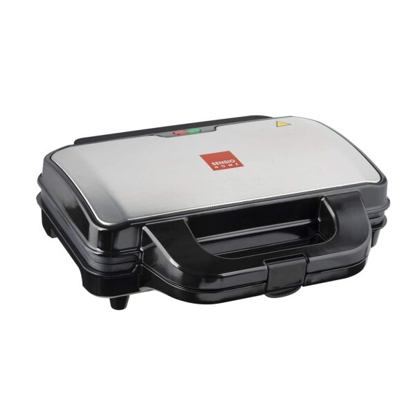GLOBAL GOURMET Square Waffle Maker Iron Machine 1000W I Electric I Non-Stick Coating Mould I Deep Cooking Plates I Recipes Included via Email