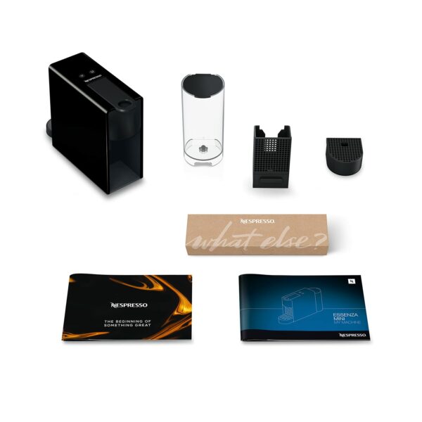 Krups Nespresso Essenza Mini XN1108 Coffee Machine | 0.6 Litre | 19 Bar | Energy Saving Mode | Black