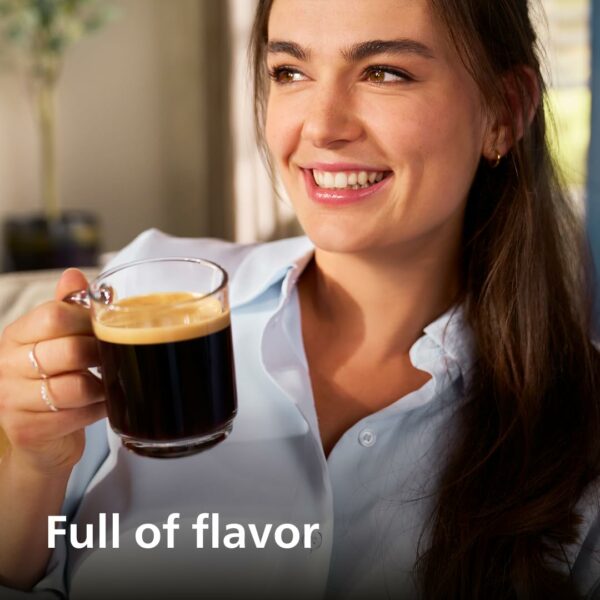 Philips 5400 Series Fully Automatic Espresso Machine - 12 Coffees, Easy-To-Clean LatteGo Milk System, Intuitive Display, Customizable Coffee Settings, Sleek Design(EP5446/70)