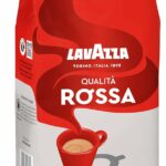 Lavazza Qualita Rossa Coffee Beans with Aromatic Notes of Chocolate and Dried Fruit, Arabica and Robusta, Intensity 5/10, Medium Roasting, 1 Kg