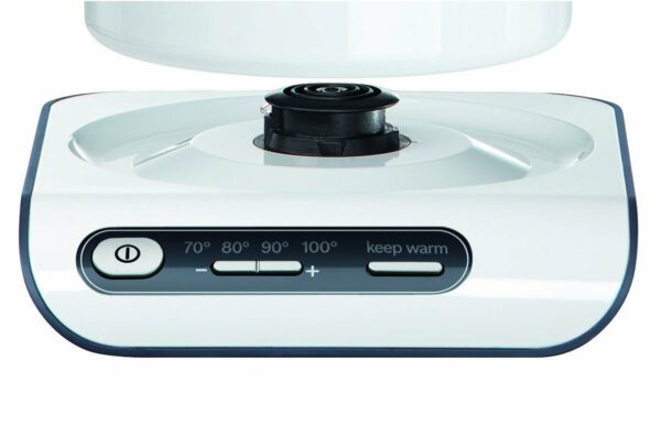 Bosch Styline TWK8631GB Variable Temperature Cordless Kettle, 1.5 litres,3000W - White