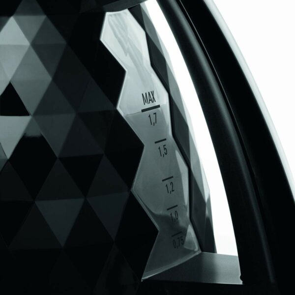De'Longhi Brilliante Kettle, anti-scale filter, 1.7 Liters, 360° swivel base, KBJ3001BK, Black