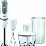 Braun MultiQuick 5 Vario MQ5235 Hand Blender, Sauce Mixer, BPA-Free Plastic Beaker - White/Grey