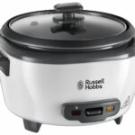 Russell Hobbs Electric Rice Cooker - 1.2kg (6 Portion - 145g per serving) Removable non stick bowl, Dishwasher-safe bowl & lid, Steamer basket, measuring cup & spoon inc, Energy saving, 300W, 27030