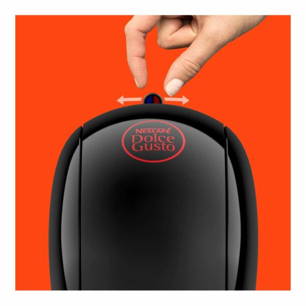 Nescafé Dolce Gusto DeLonghi Piccolo XS Pod Capsule Coffee Machine, Espresso, Cappuccino and more, EDG210.R,0.8 liters, Red and Black EDG 210.R