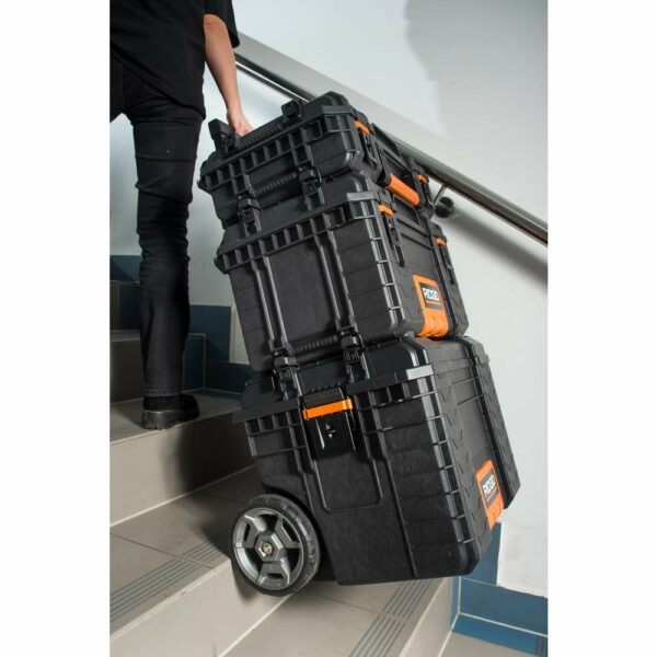 Ridgid 54358 Professional Tool Storage System, Multi Tool Storage Organiser, Gray, 56.4 x 46.5 x 85.9 cm